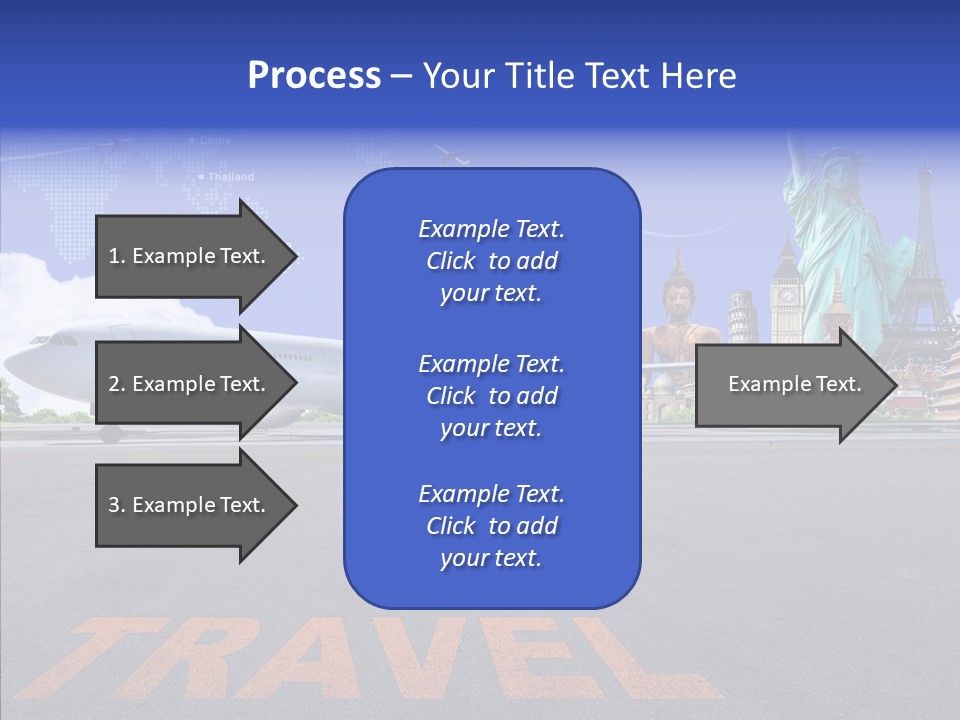 Boeing Trip London PowerPoint Template