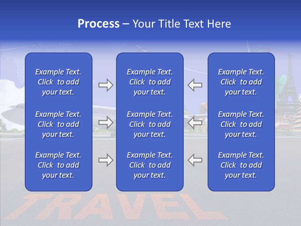 Boeing Trip London PowerPoint Template