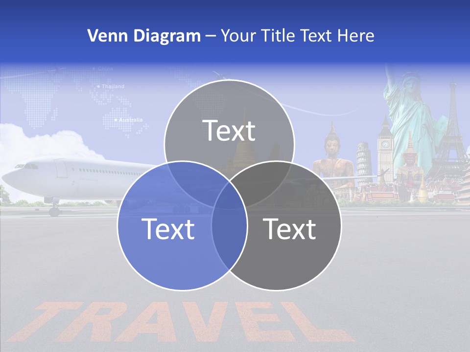 Boeing Trip London PowerPoint Template