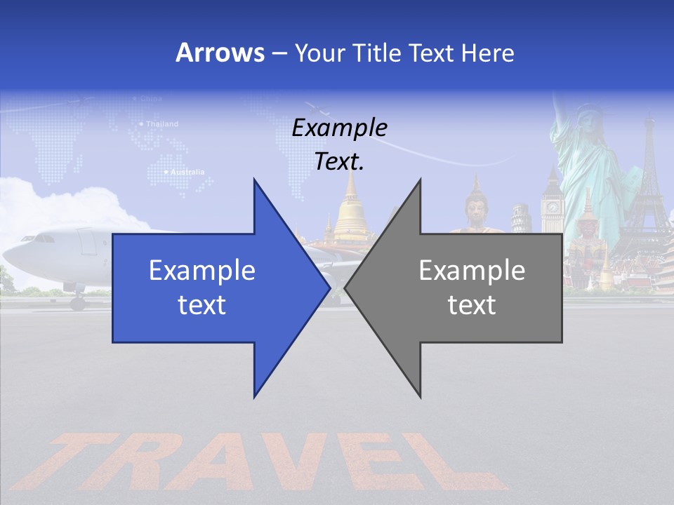 Boeing Trip London PowerPoint Template