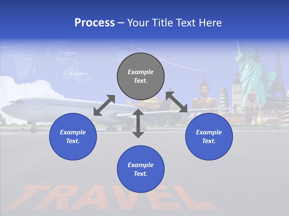 Boeing Trip London PowerPoint Template