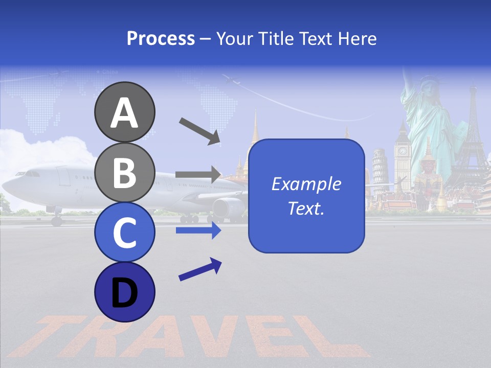 Boeing Trip London PowerPoint Template