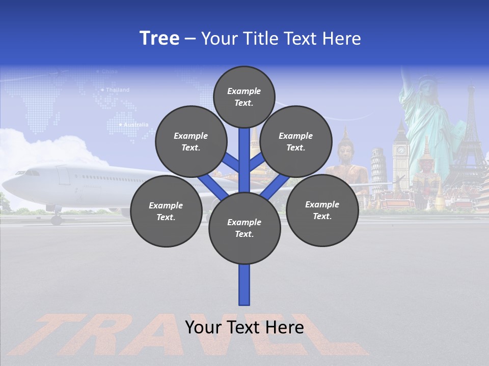 Boeing Trip London PowerPoint Template