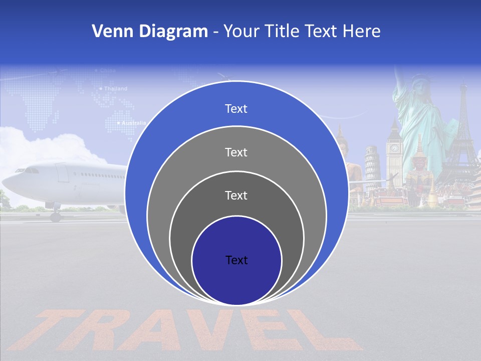 Boeing Trip London PowerPoint Template