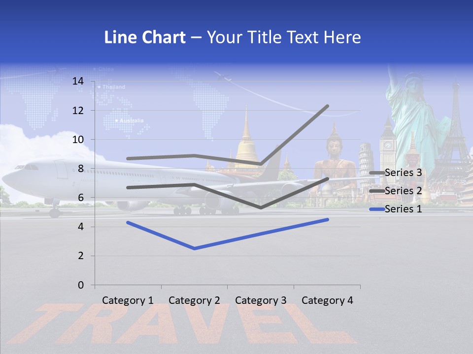 Boeing Trip London PowerPoint Template