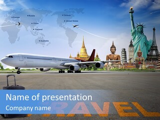 Tower Travel Boeing PowerPoint Template