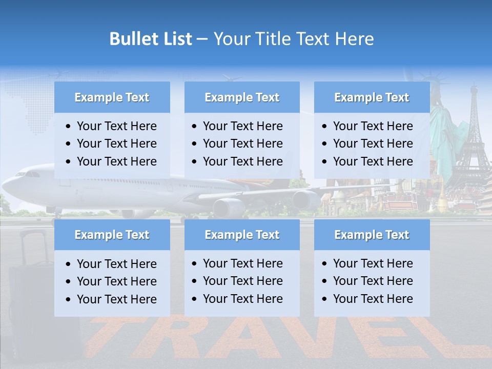 Tower Travel Boeing PowerPoint Template