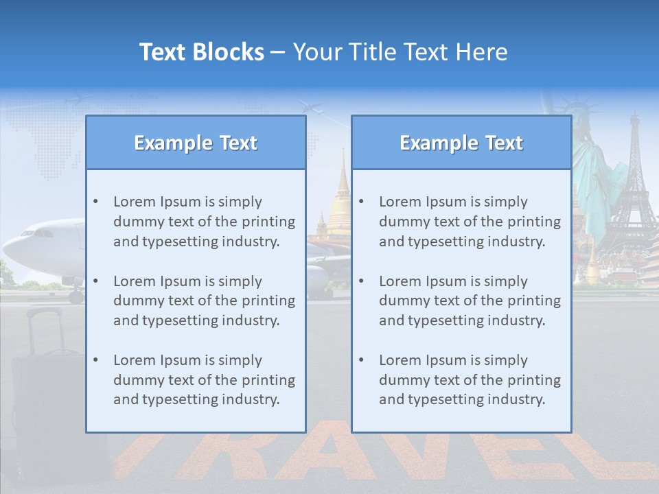 Tower Travel Boeing PowerPoint Template