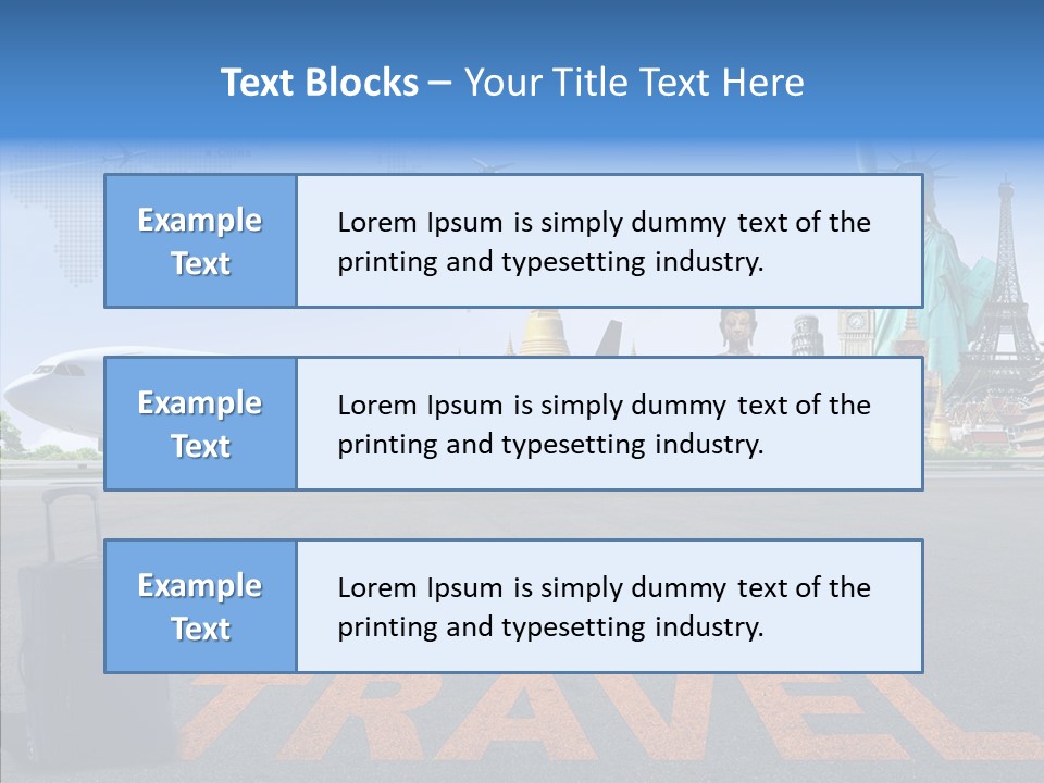 Tower Travel Boeing PowerPoint Template