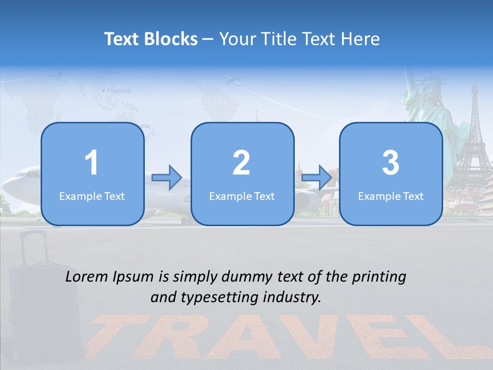 Tower Travel Boeing PowerPoint Template