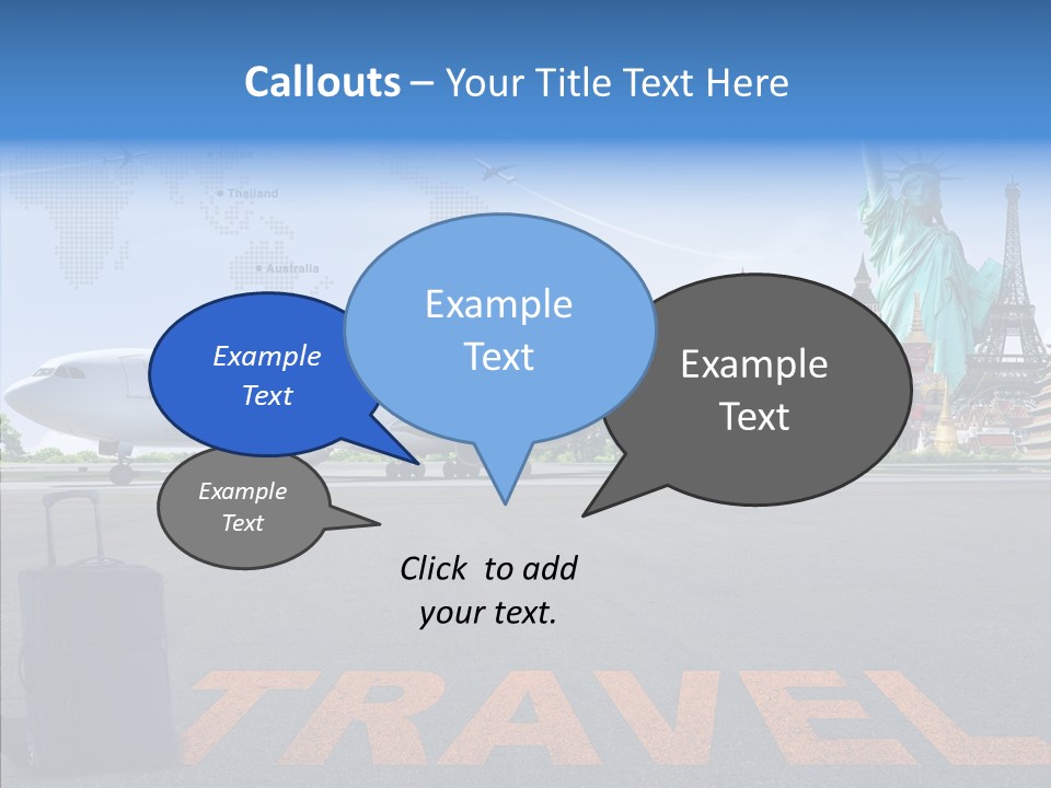 Tower Travel Boeing PowerPoint Template