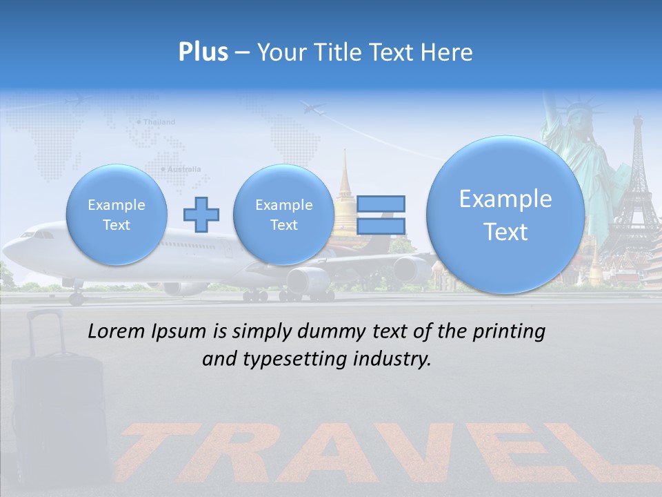 Tower Travel Boeing PowerPoint Template