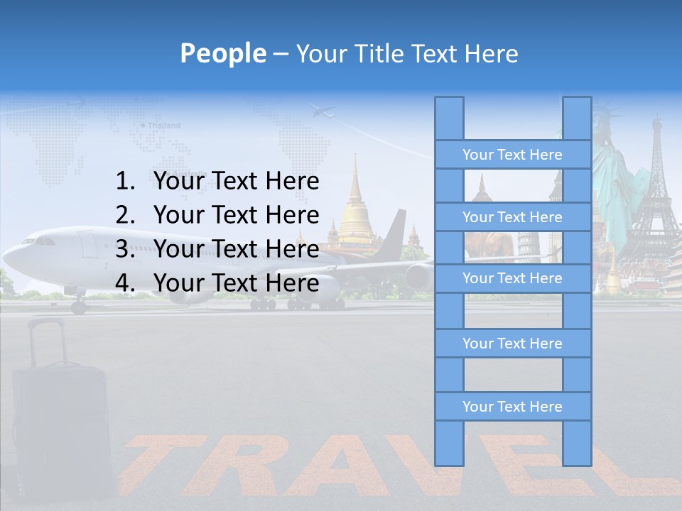 Tower Travel Boeing PowerPoint Template