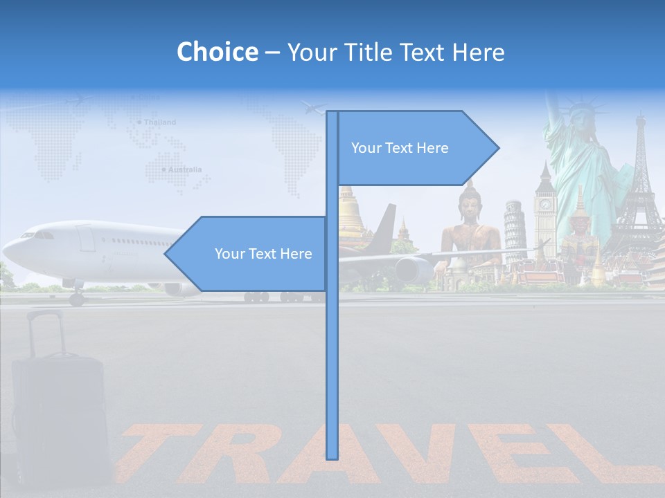 Tower Travel Boeing PowerPoint Template