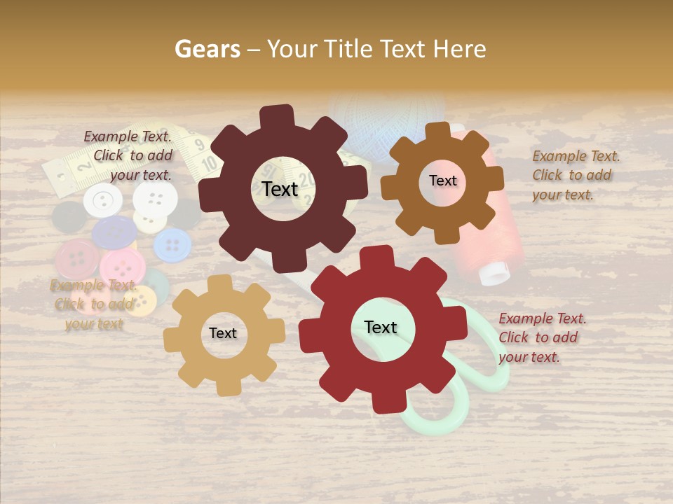 Ball Button Coil PowerPoint Template