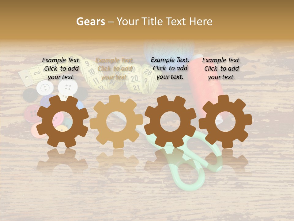 Ball Button Coil PowerPoint Template