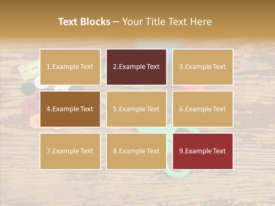 Ball Button Coil PowerPoint Template