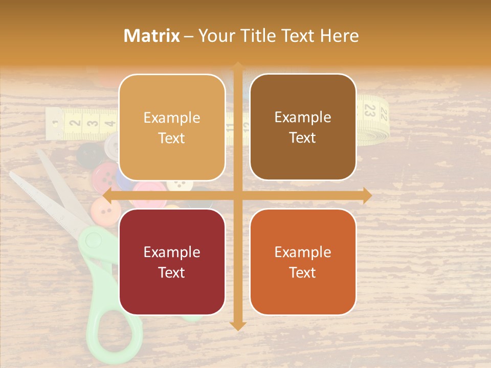 String Repair Button PowerPoint Template