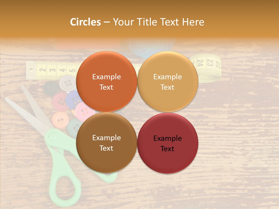 String Repair Button PowerPoint Template
