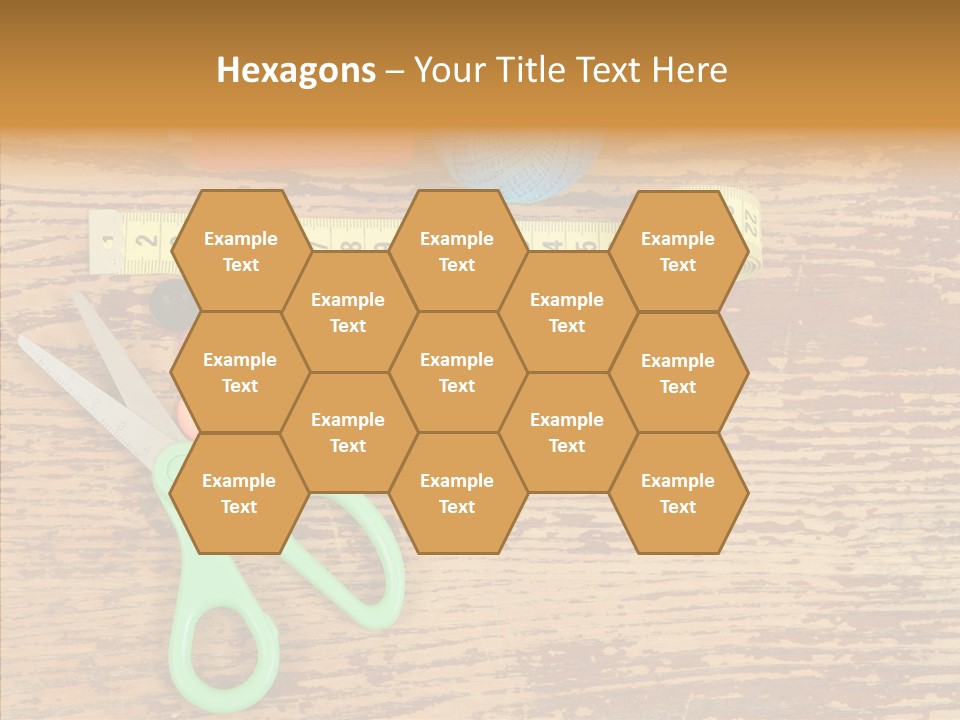 String Repair Button PowerPoint Template