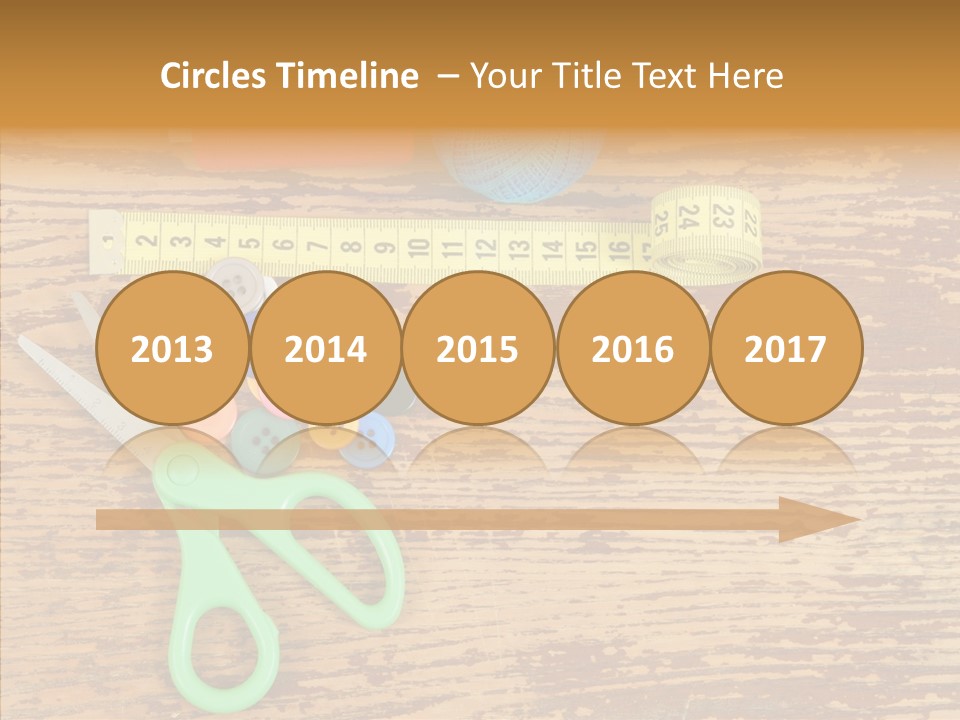 String Repair Button PowerPoint Template