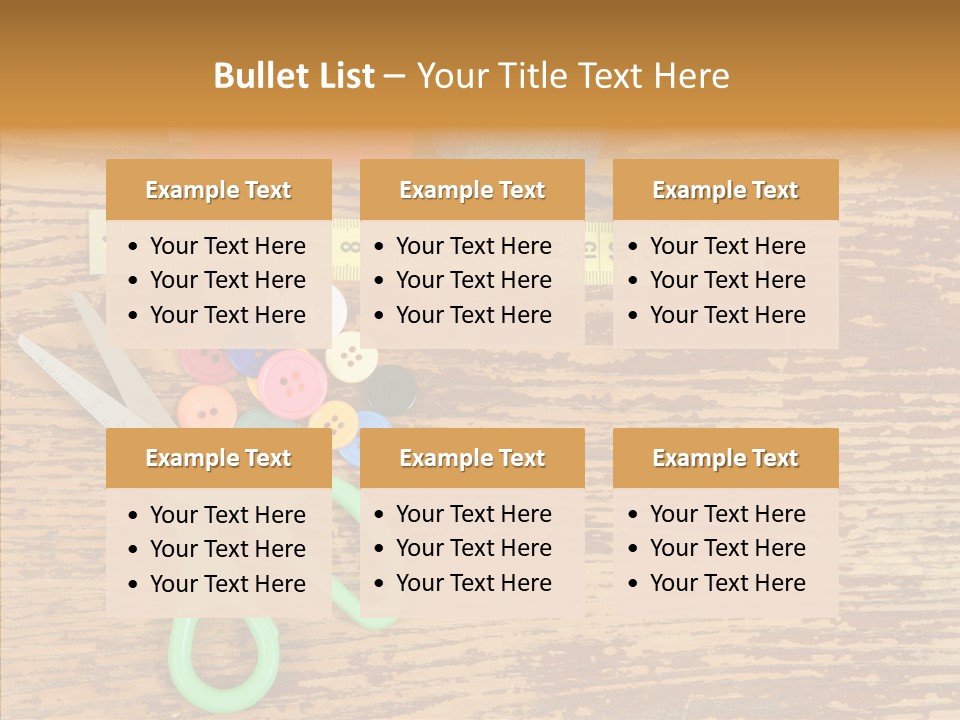 String Repair Button PowerPoint Template