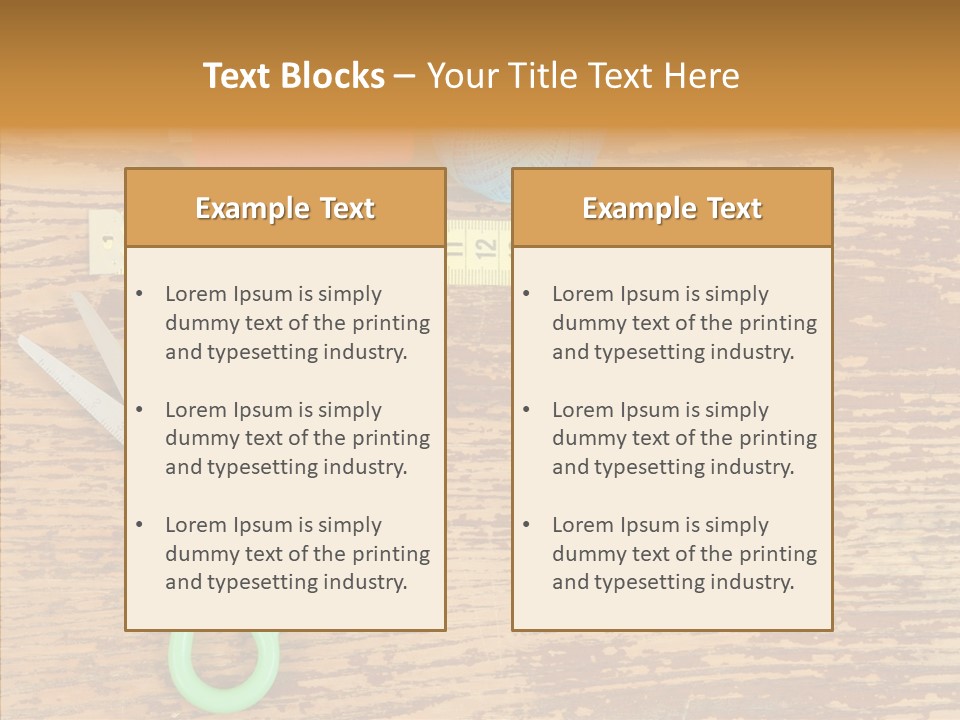 String Repair Button PowerPoint Template