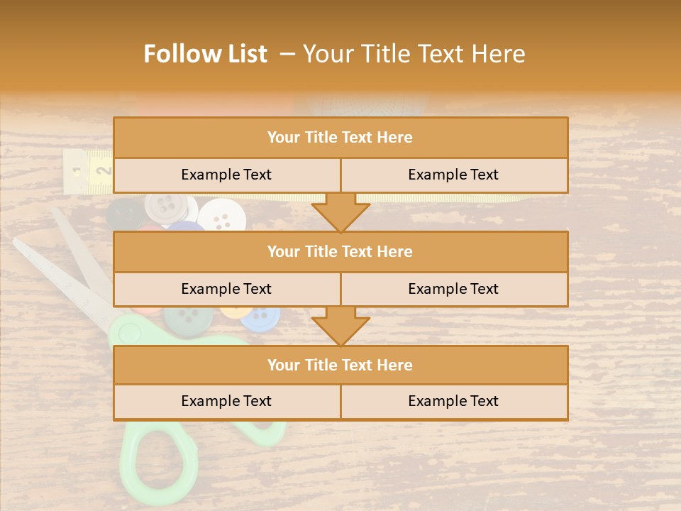 String Repair Button PowerPoint Template
