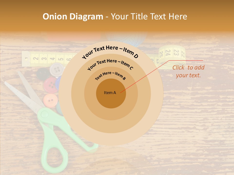 String Repair Button PowerPoint Template