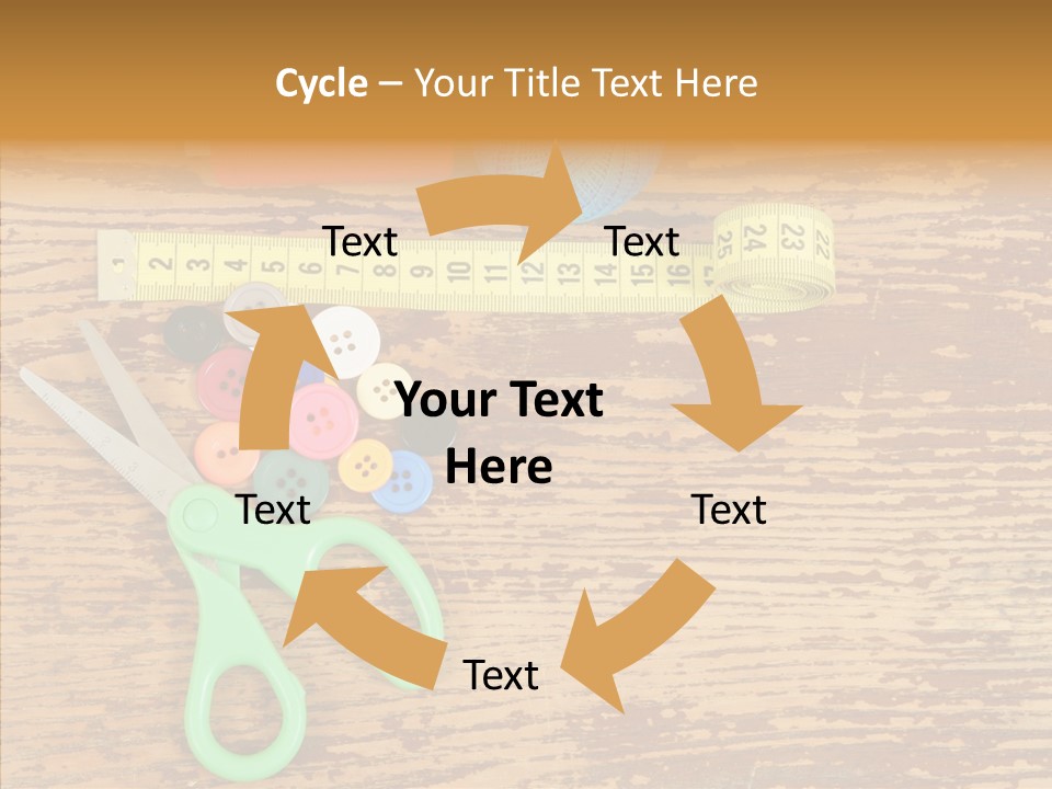 String Repair Button PowerPoint Template