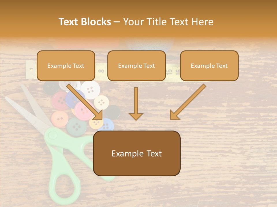 String Repair Button PowerPoint Template
