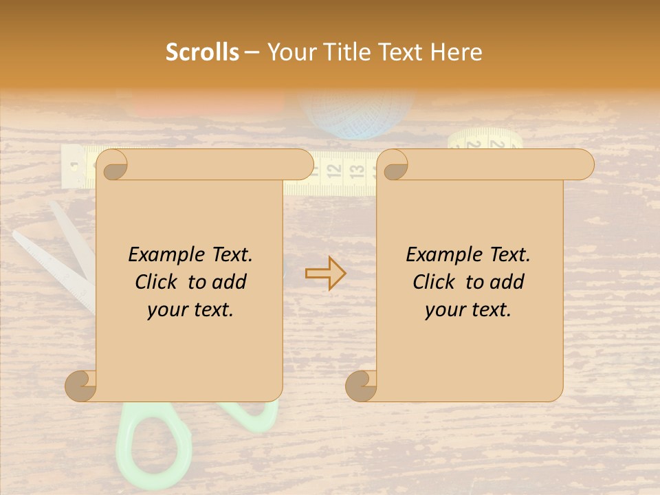 String Repair Button PowerPoint Template