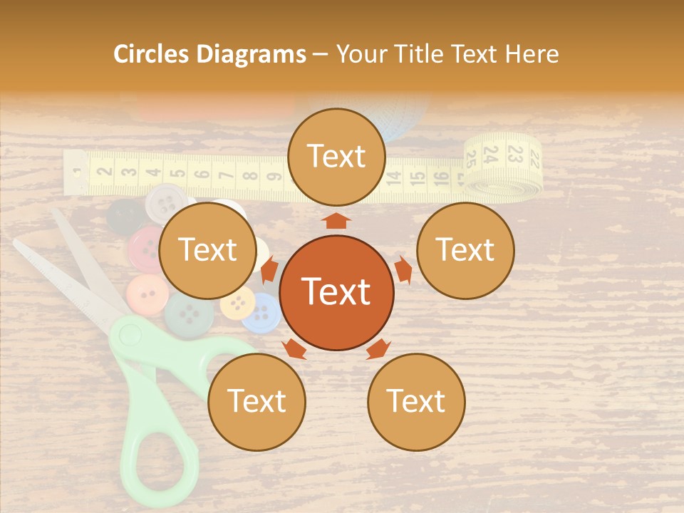 String Repair Button PowerPoint Template