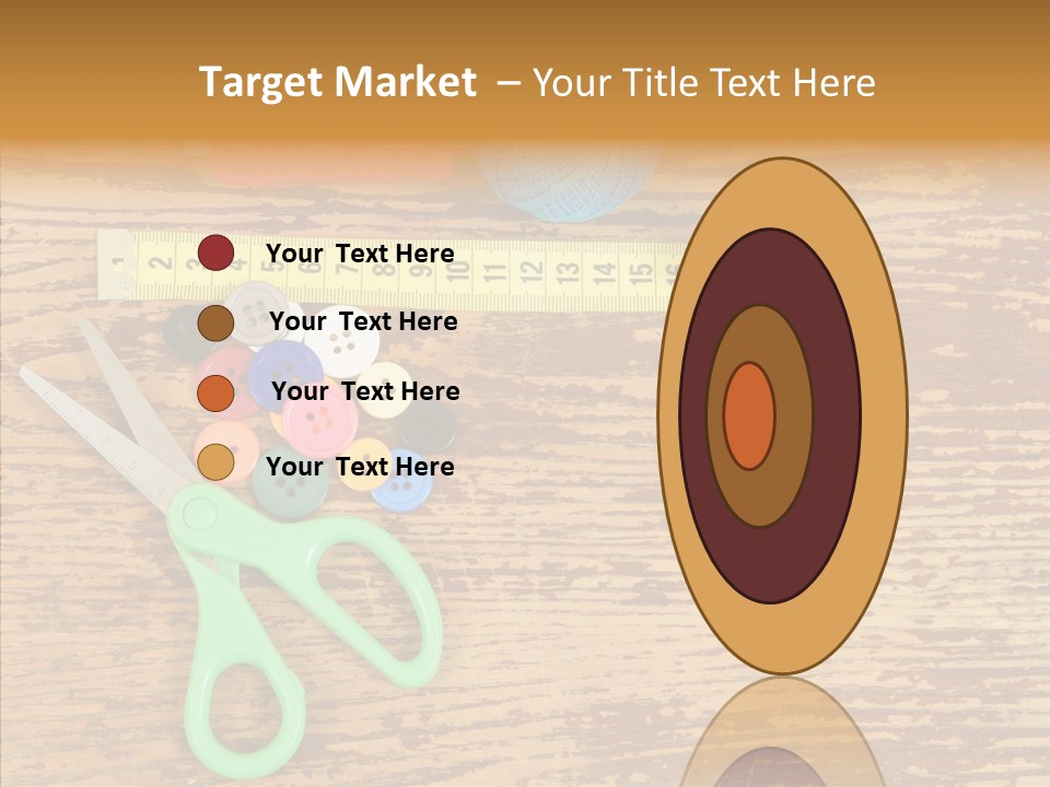 String Repair Button PowerPoint Template