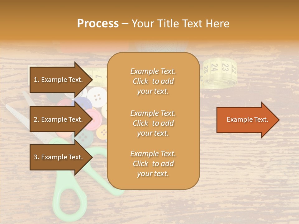 String Repair Button PowerPoint Template