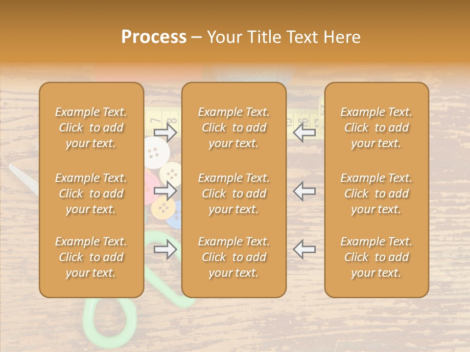 String Repair Button PowerPoint Template