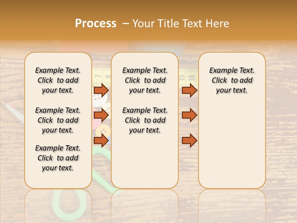 String Repair Button PowerPoint Template