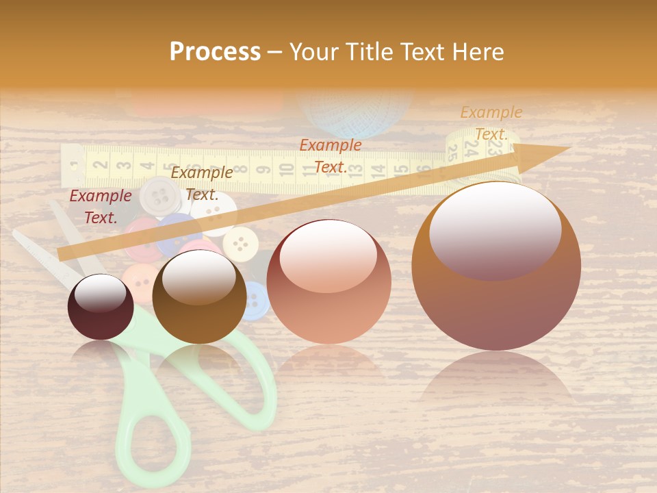 String Repair Button PowerPoint Template