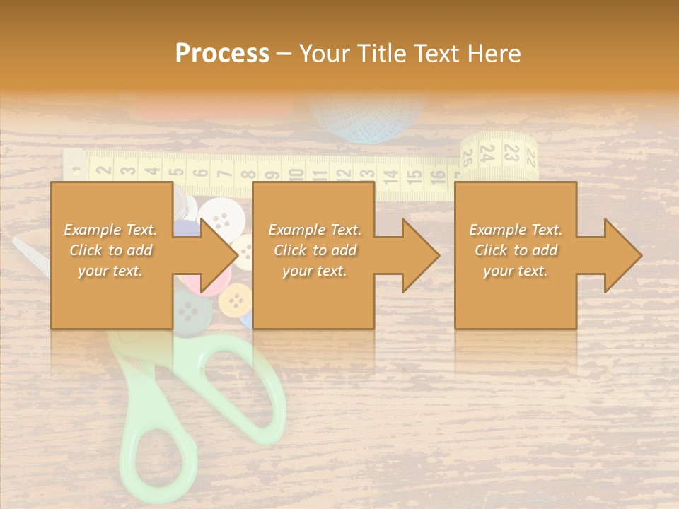 String Repair Button PowerPoint Template