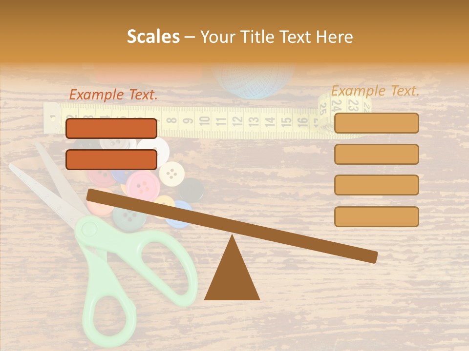 String Repair Button PowerPoint Template