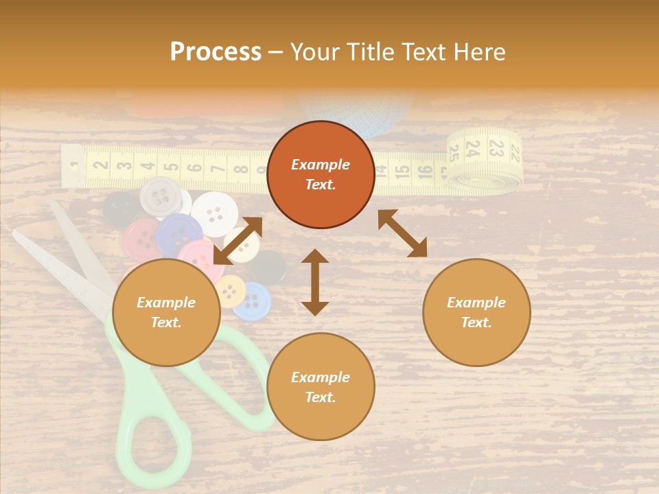 String Repair Button PowerPoint Template