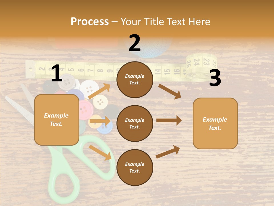 String Repair Button PowerPoint Template