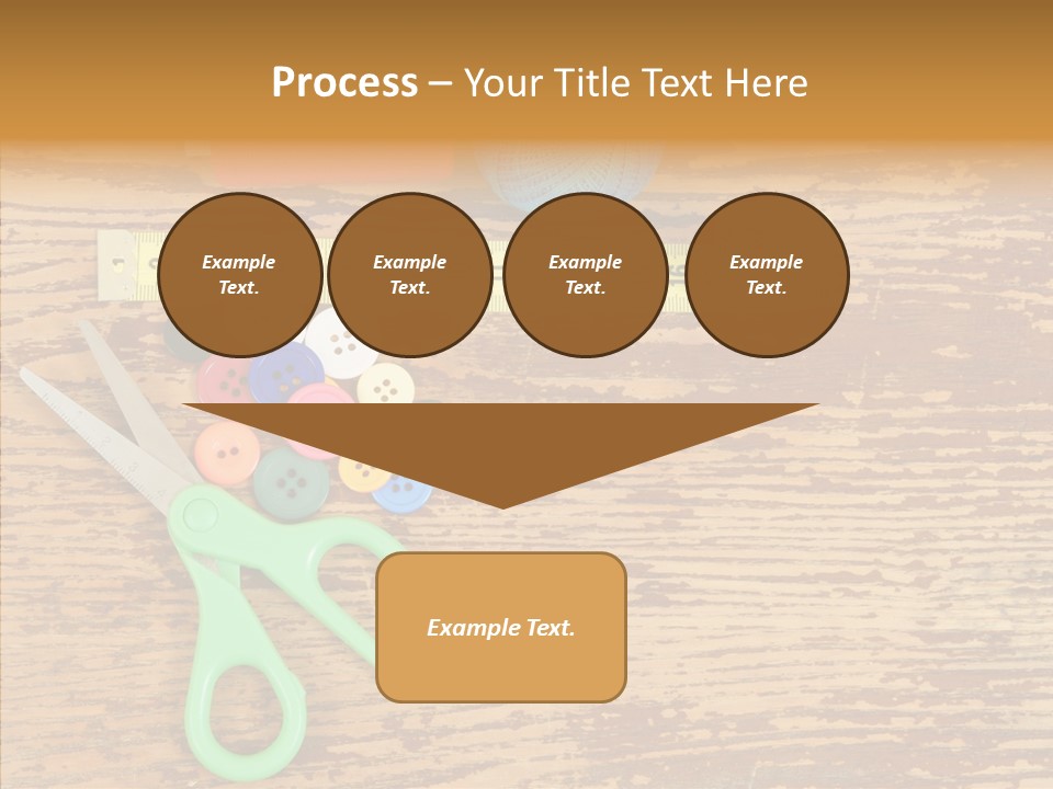 String Repair Button PowerPoint Template