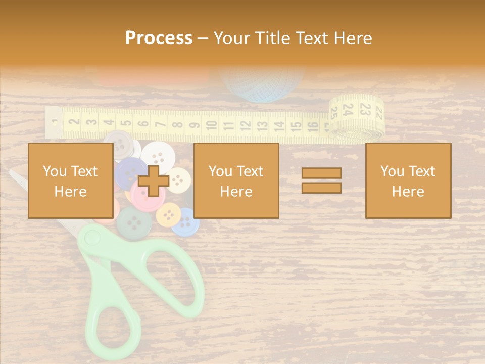 String Repair Button PowerPoint Template