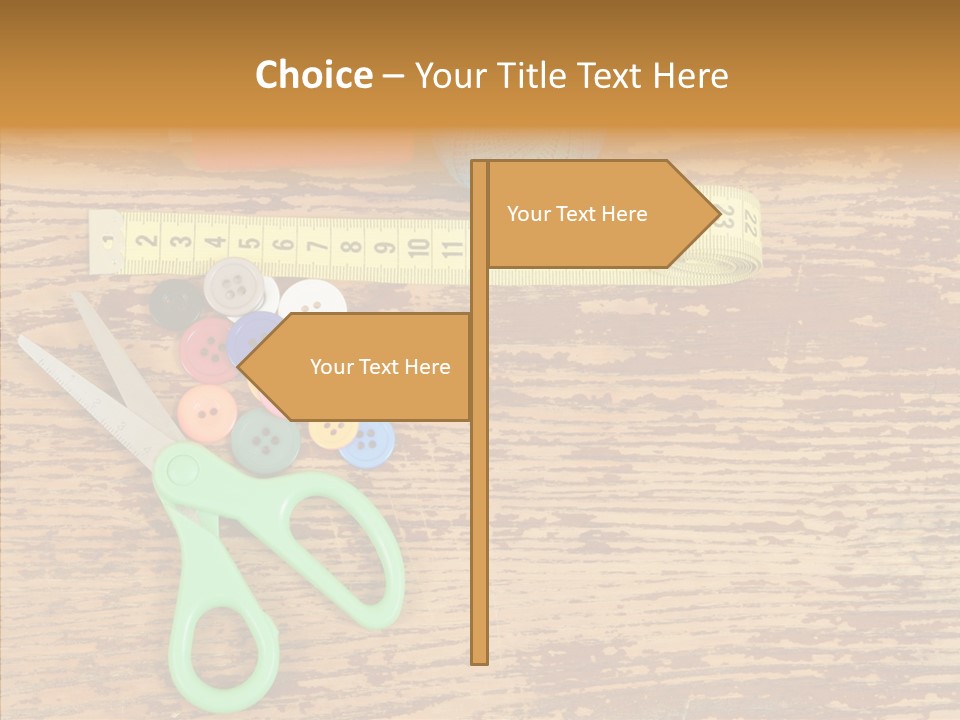 String Repair Button PowerPoint Template
