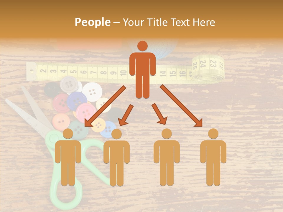 String Repair Button PowerPoint Template