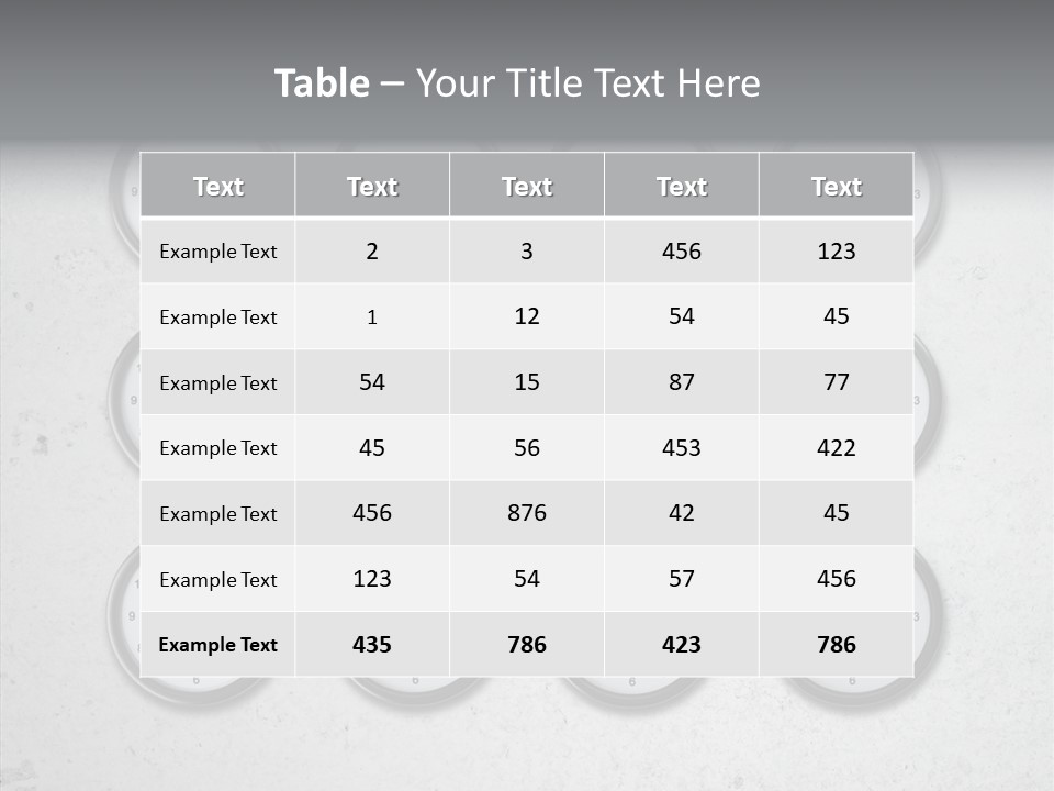 Beat Instrument Timer PowerPoint Template