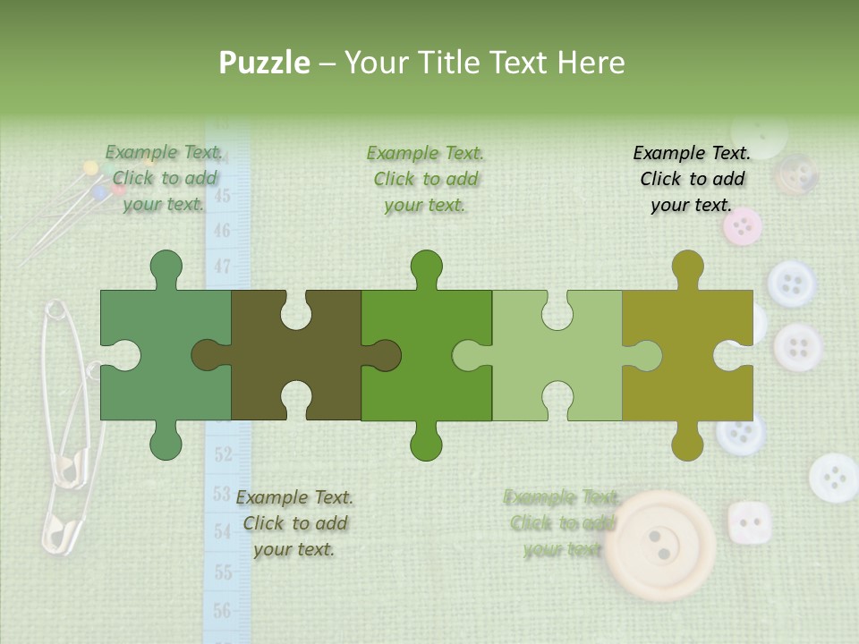 Supplies Fashion Decoration PowerPoint Template