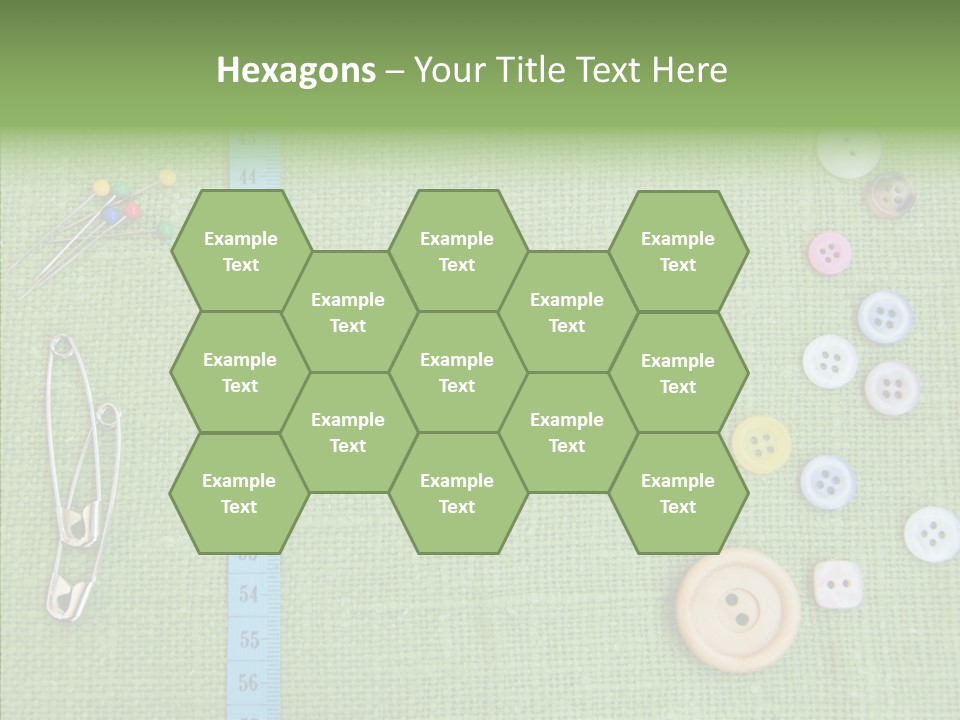 Supplies Fashion Decoration PowerPoint Template