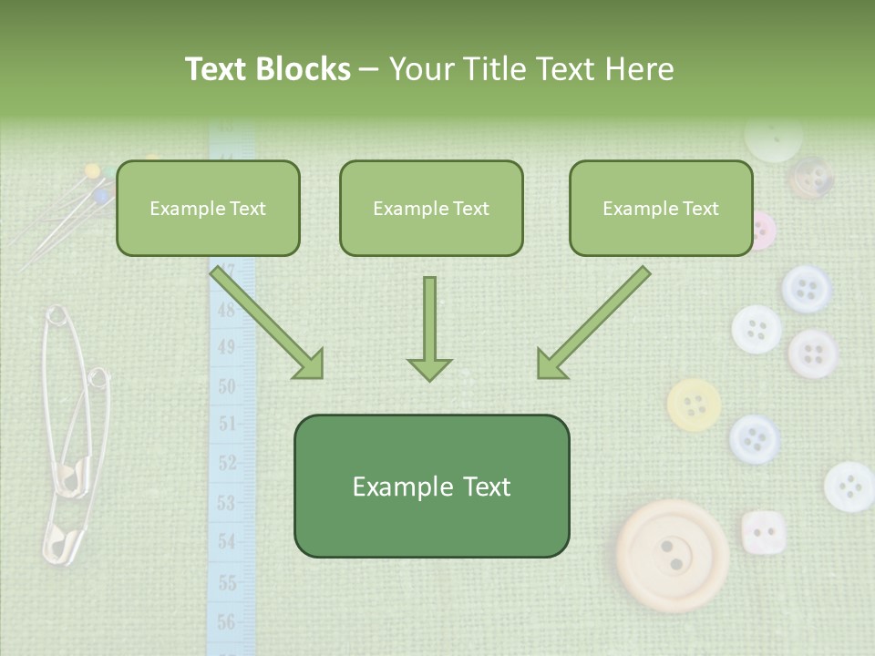 Supplies Fashion Decoration PowerPoint Template